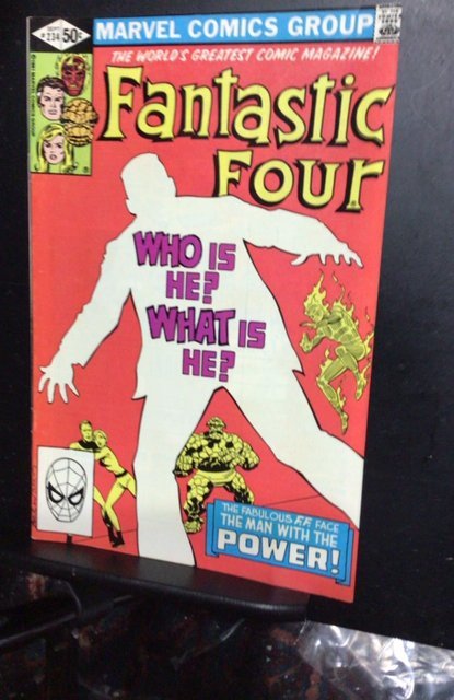 Fantastic Four #234 (1981) John Byrne! Ego the living planet cameo! NM- Wow