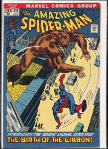 The Amazing Spider-Man #110 (1972) Spider-Man [Key Issue]