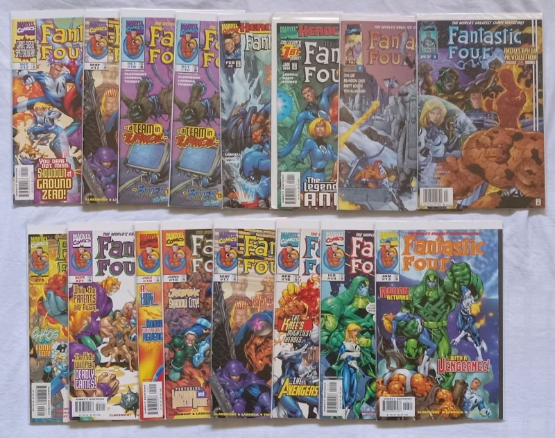 Fantastic Four set of 41 modern age comics 1996 1998 #1,50 Annual + *B1