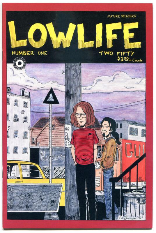 LOWLIFE #1, VF+, Ed Brubaker, Caliber, 1991, 1st, more indies in store