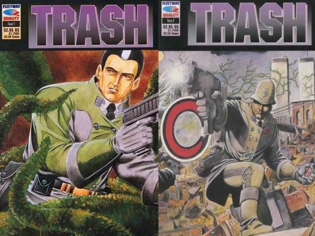 TRASH (1992 FLEETWAY/QUALITY) 1-2  complete series!