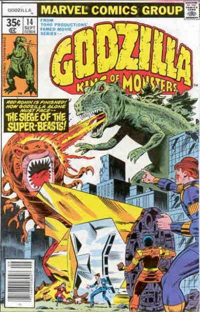 Godzilla #14 FN ; Marvel | September 1978 Red Ronin