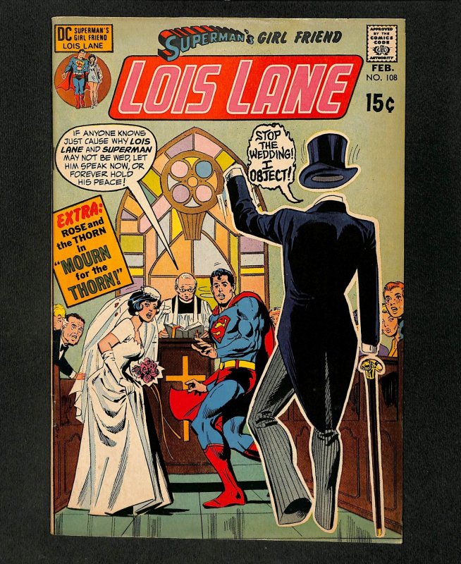 Superman's Girl Friend, Lois Lane #108 Neal Adams Cover!