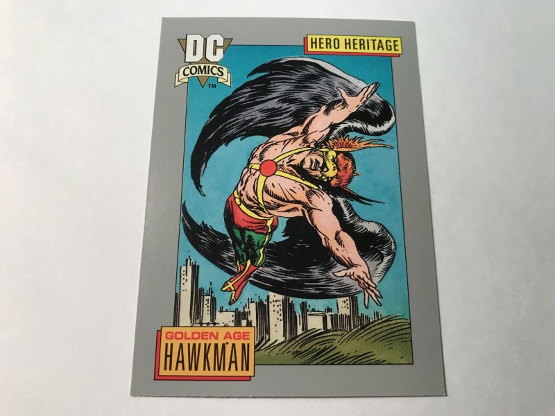 HAWKMAN #10 card : DC IMPEL Series 1 1991 NM/M, Golden Age, Flash #1