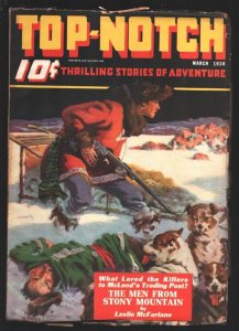 Top-Notch 3/1936-Cold weather action cover-Bob Du Soe- Arthur J. Burks-Myster...