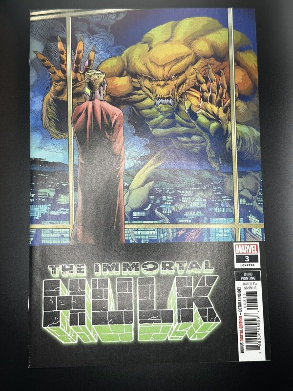 Immortal Hulk #3 (Marvel 2019) 3rd & 4th Printing Variants Great Value NM Books