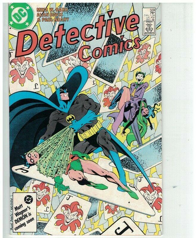 DETECTIVE 569 F+  JOKER, CATWOMAN Dec. 1986