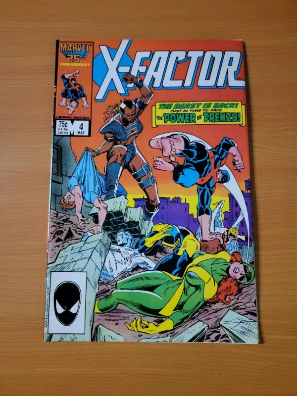 X-Factor #4 Direct Market Edition ~ NEAR MINT NM ~ 1986 Marvel Comics