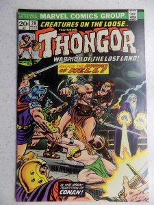 CREATURES ON THE LOOSE # 28 THONGOR BARBARIAN FANTASY