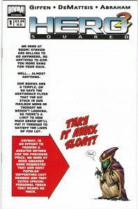 Hero Squared #1 (2005) Boom! Studios Pull My Finger Variant NM