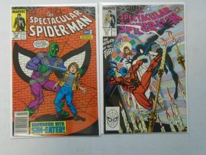 Spectacular Spider-Man lot 26 diff 75c covers #111-137 8.0 VF (1986-88)