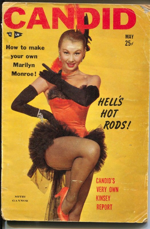 Candid 5/1954-Manly-Girl Gangs-Jane Russell-Terry Moore-exploitation-VG