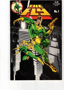 The Fly #1 (1983) Copper-Age 1st issue black cover key!  Flyman  and Flygirl NM-