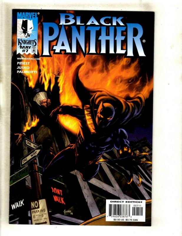 Lot Of 6 Black Panther Marvel Comic Books # 2 4 5 6 7 8 Wakanda GK2