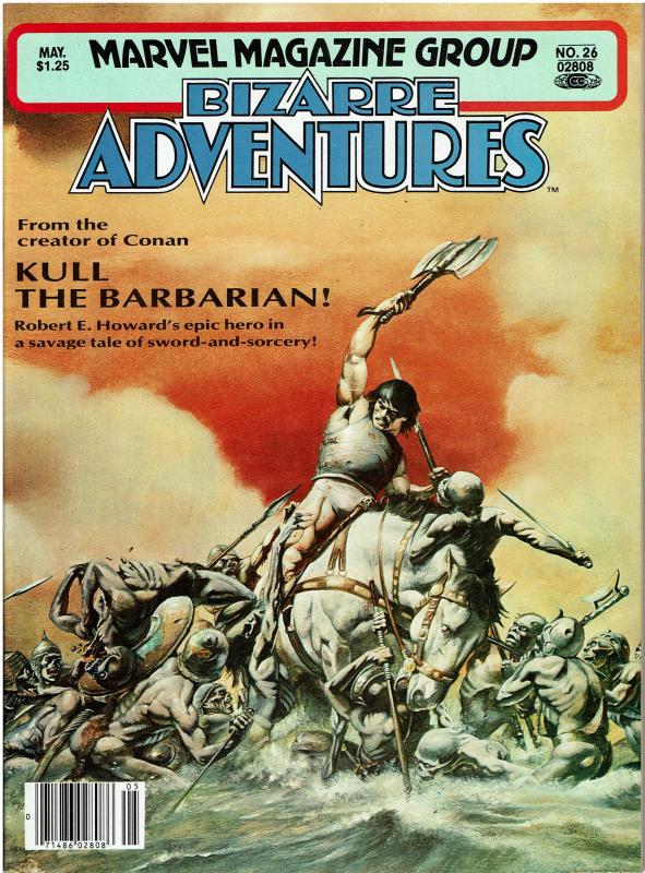 Bizarre Adventures #26 - Kull The Barbarian - (1981 Magazine)  9.0 or Better