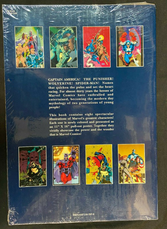 MARVEL COMICS POSTERBOOK ART BY JIM LEE SEALED VF+