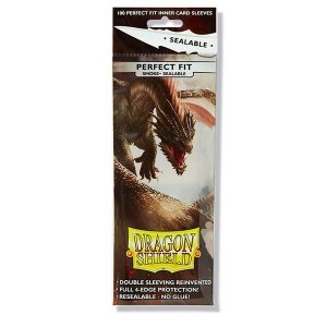 Dragon Shield Sleeves Perfect Fit Sealable Smoke (100 ct) By Arcane Tinmen
