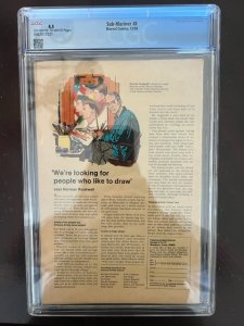 Sub-Mariner #8 (1968) - CGC 4.5 - Thing vs. Namor !!!