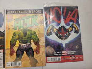 3 Marvel Comics #3 Avengers vs X-Men + #6 Nova + #1 Incredible Hulk 60 TJ26
