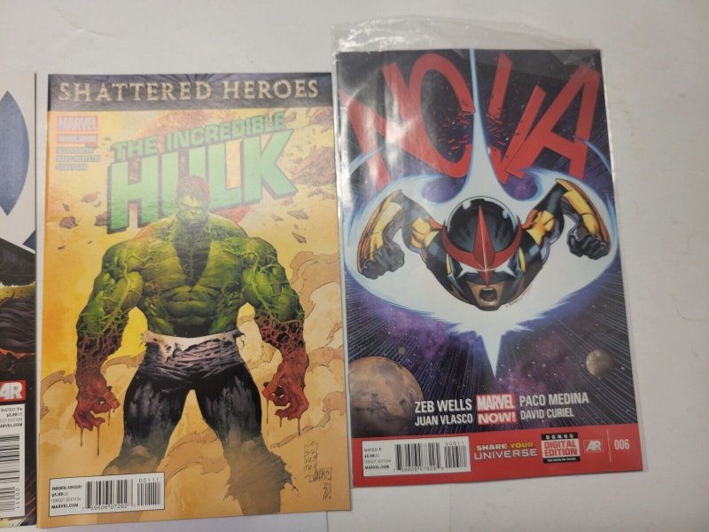 3 Marvel Comics #3 Avengers vs X-Men + #6 Nova + #1 Incredible Hulk 60 TJ26