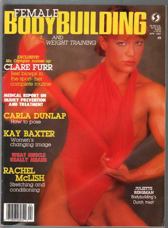 Female Bodybuilding #3 4/1987-Juliette Bergan-Kay Baxter-pix-info-VF