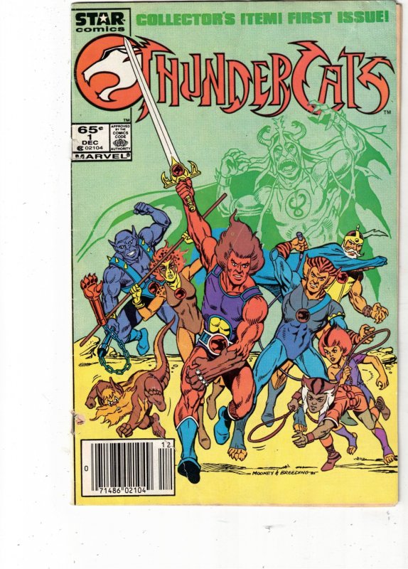 Thundercats #1 (1985) Wow! 1st app. Mid-Grade VG/FN thin inner cover tear seal