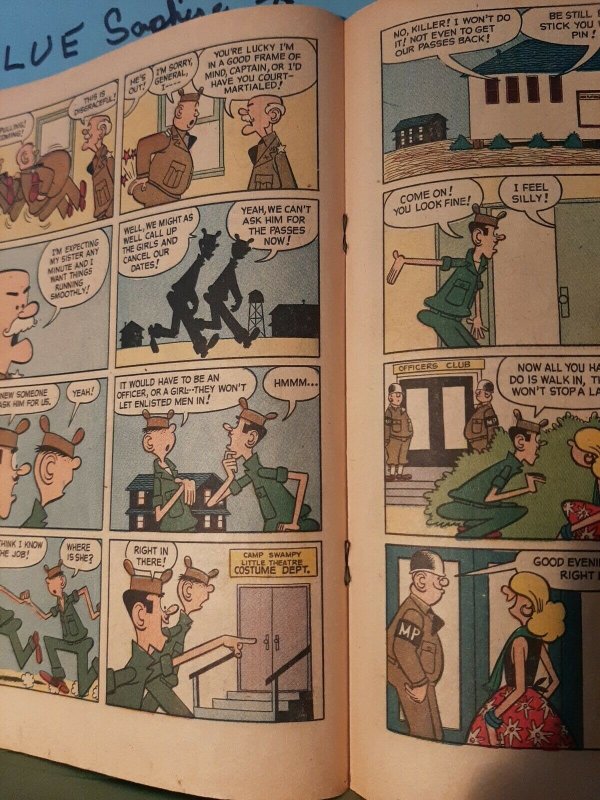 DELL COMICS . BEETLE BAILEY #7 . Golden Age. 1956. SEE PICS