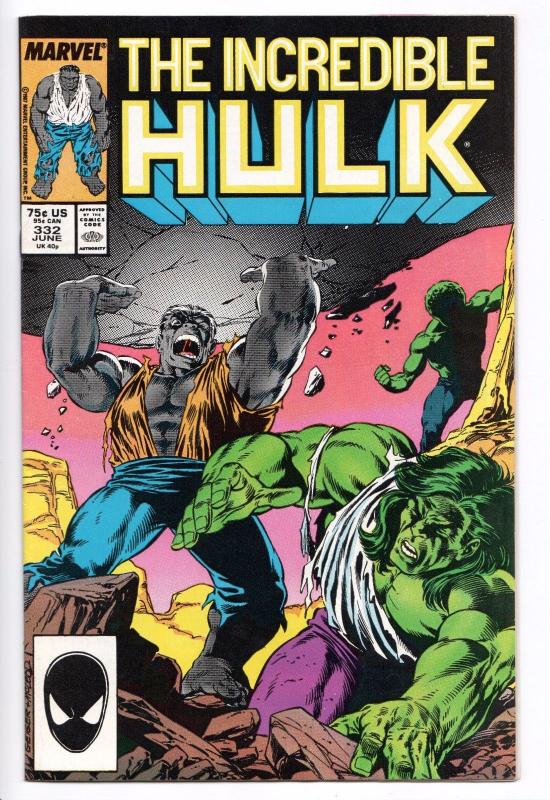 Incredible Hulk # 332 - Todd McFarlane Art (Marvel, 1987) VF