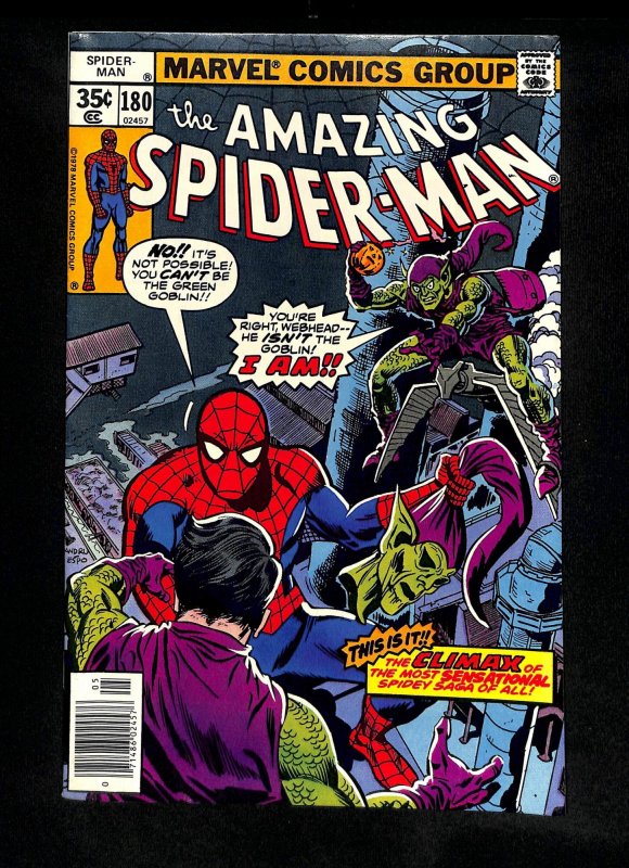 Amazing Spider-Man #180 Death of Green Goblin! Esposito Art!