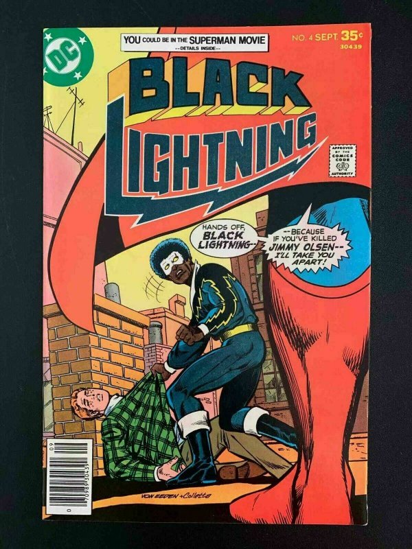Black Lightning #4  Dc Comics 1977 Vf/Nm Newsstand 