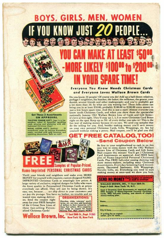 The Brave and the Bold #44 1962- Hawkman- Black cover- Silver Age reading copy