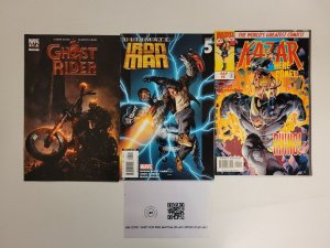 3 Marvel Comics #5 Ka-Zar + #5 Ultimate Ironman + #6 Ghost Rider MK 2 TJ20