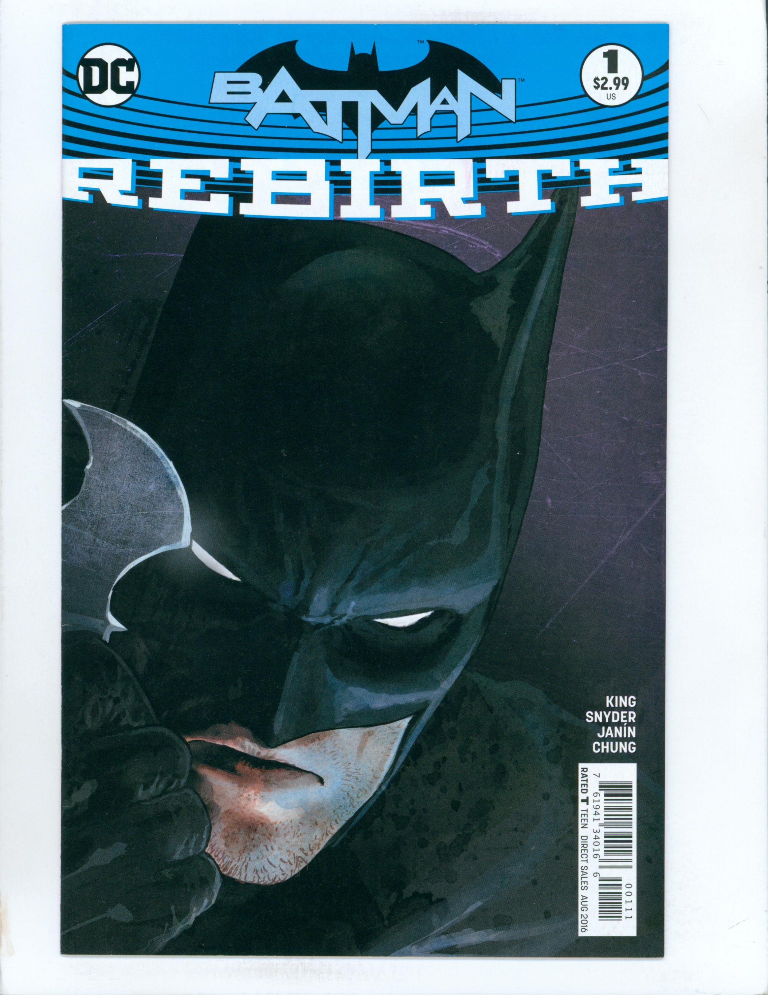 Batman 1 Mikel Janín Cover Comic Books Modern Age, DC Comics