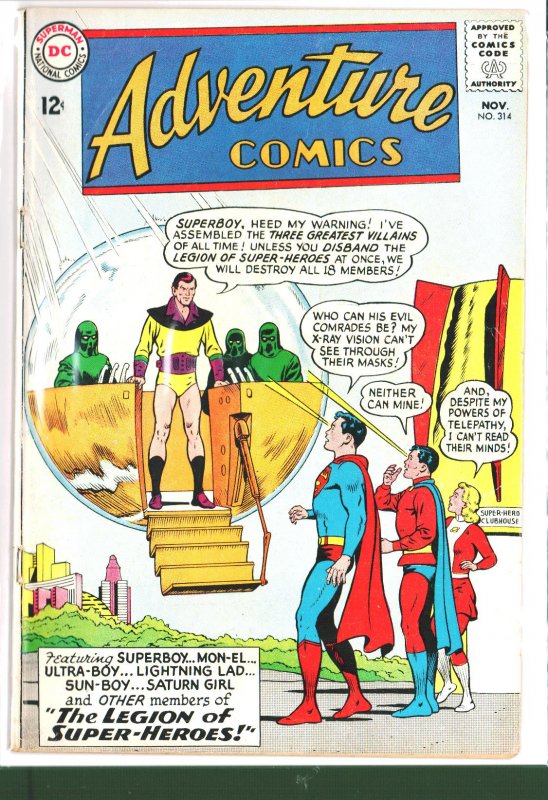 Adventure Comics #314 (1963)