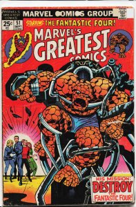Marvel's Greatest Comics #51 (1974) Fantastic Four