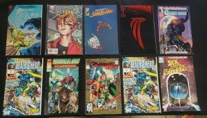 MISC COMICS 10PC (VF) TEN ISSUE #1'S, RAVAGE 2099, MACHINE TEEN 1984-2005