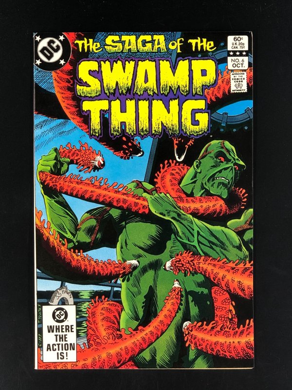 The Saga of Swamp Thing #6 (1982) NM- Phantom Stranger appearance