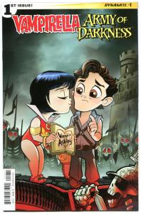 VAMPIRELLA ARMY of DARKNESS #1 C, NM, Dynamite, 2015, more AoD in store, Horror