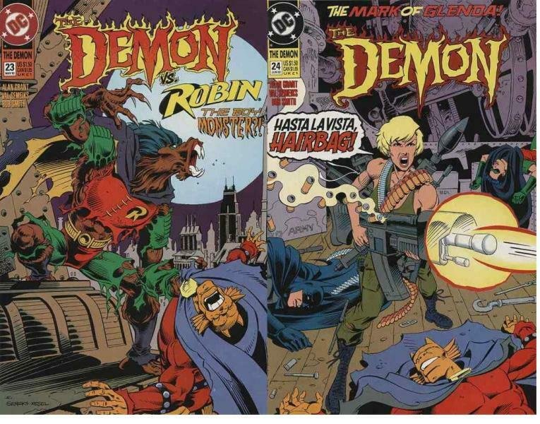 DEMON (1990) 23-24  vs ROBIN