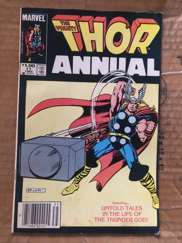 Thor Annual #11 Newsstand Edition (1983)