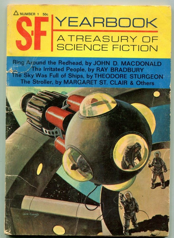 S-F Yearbook Magazine #1 1967- John D MacDonald- Theodore Sturgeon- Bradbury