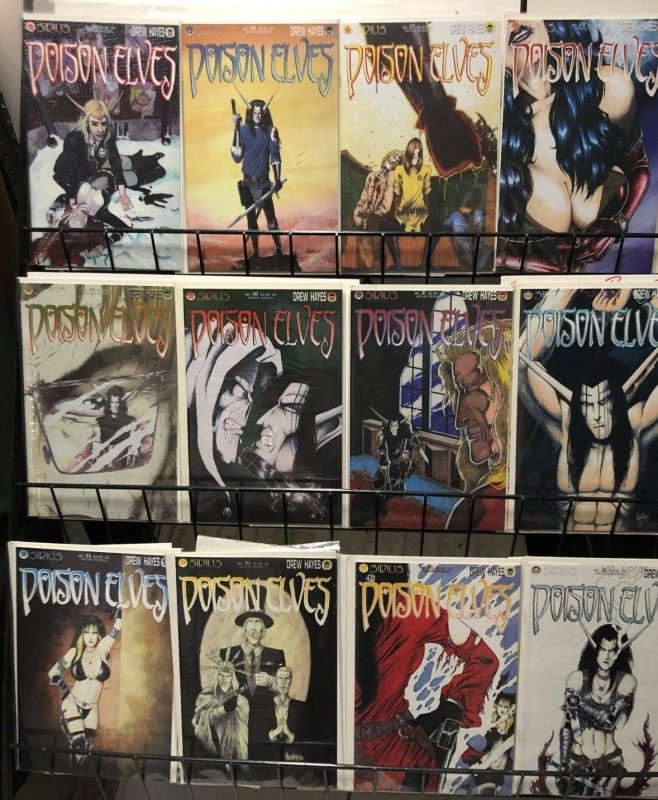 POISON ELVES (1995 SIRIUS)  1-76,79-80 Cult title -almost complete Elves go wild 