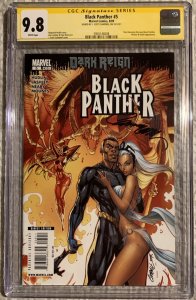 1ST SHURI AS BLACK PANTHER #5 SIGNED CGC 9.8 NM+/M J. Scott Campbell