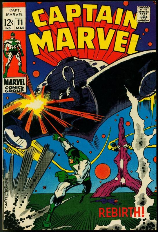 CAPTAIN MARVEL #11 1969-MARVEL COMICS FN