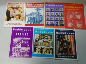 Beatlefan Magazine lot 15 different early issues