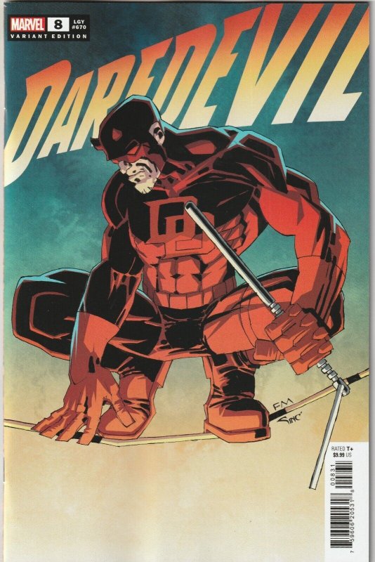 Daredevil # 8 Miller Variant NM Marvel 2024 60th Anniversary [W9]