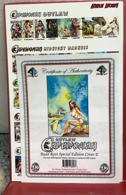 Outlaw cavewoman Budd Root special edition, cover E