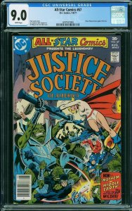 All-Star Comics #67 (1977) CGC 9.0 VFNM