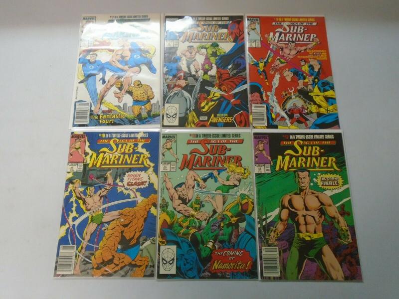 Saga of the Sub-Mariner set #1-12 8.0 VF (1988)