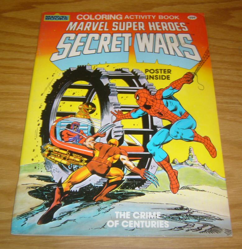 Secret Wars Coloring Activity Book - the Crime of Centuries #1 FN with poster